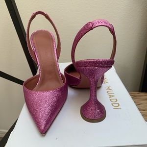 Amina muaddi Holli 95mm Slingback pumps